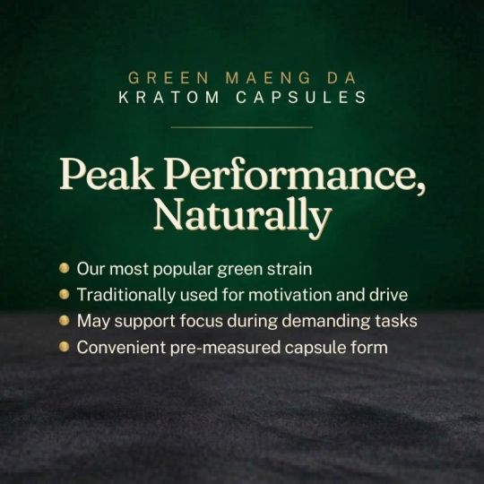Green Maeng Da Kratom Capsules