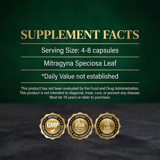 Green Maeng Da Kratom Capsules