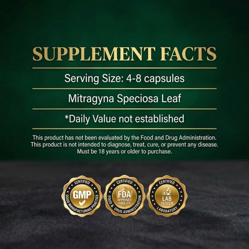 Green Maeng Da Kratom Capsules