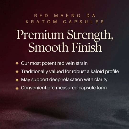 Red Maeng Da Kratom Capsules