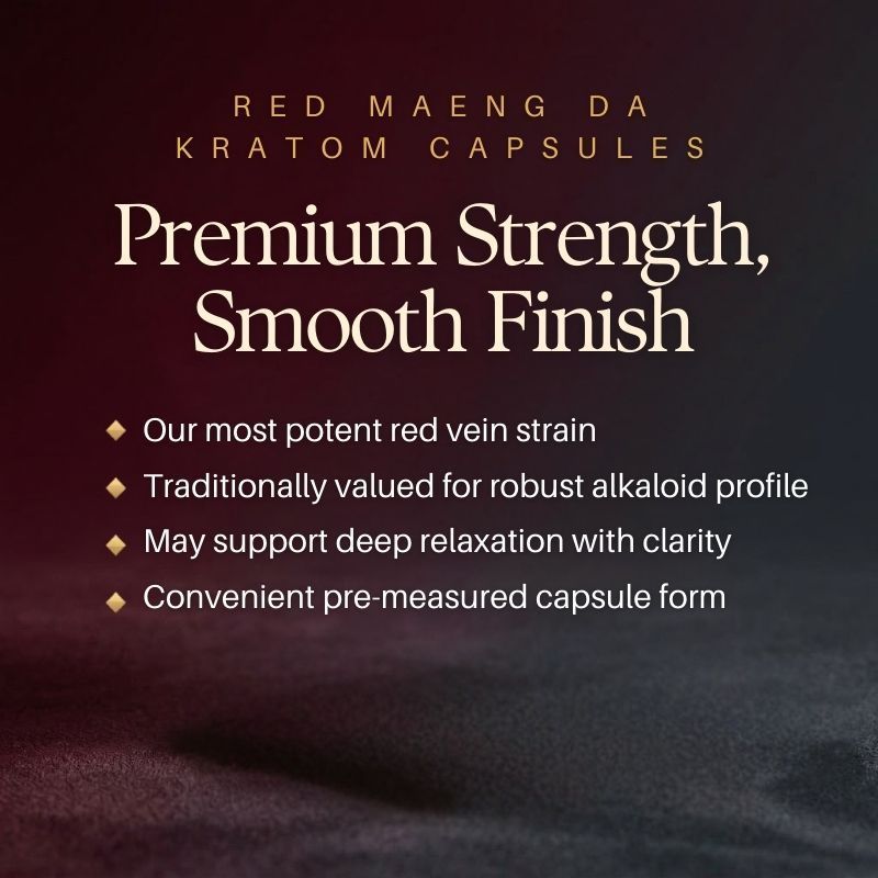 Red Maeng Da Kratom Capsules