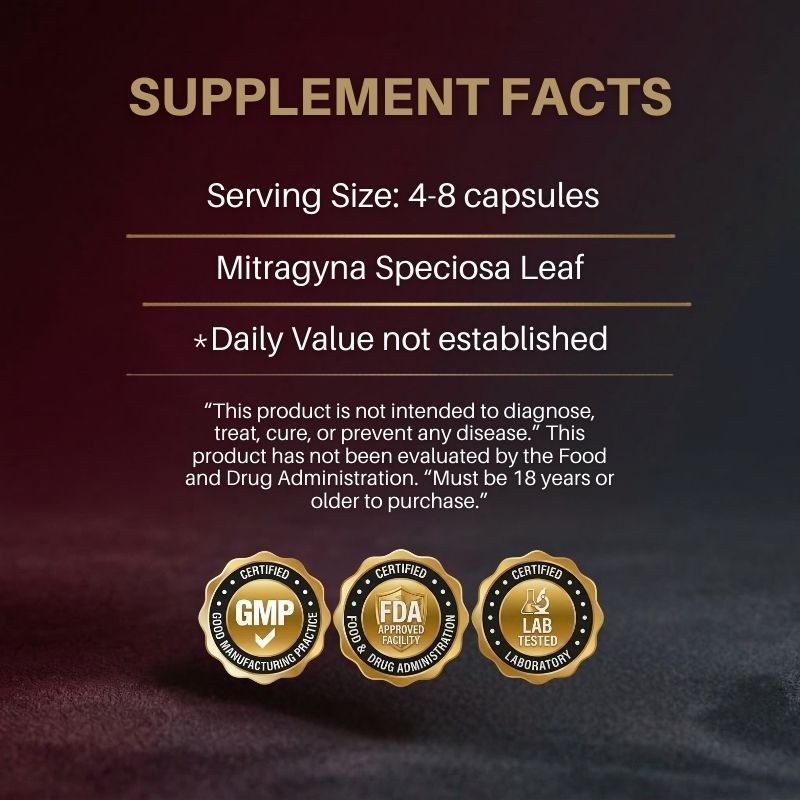 Red Maeng Da Kratom Capsules