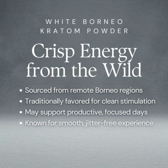 White Borneo Kratom Powder