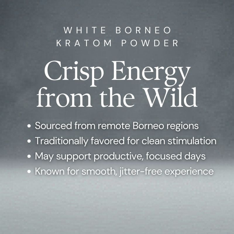 White Borneo Kratom Powder