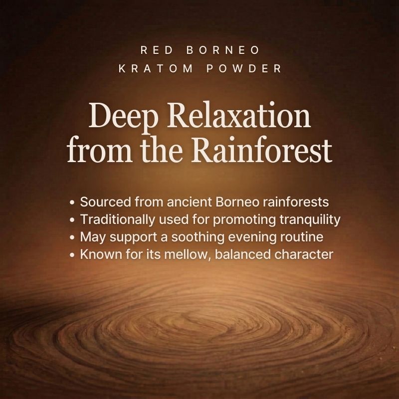 Red Vein Borneo Kratom Powder