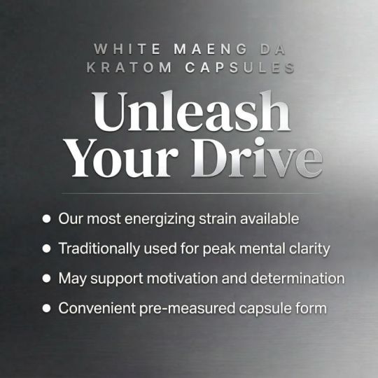 White Maeng Da Kratom Capsules