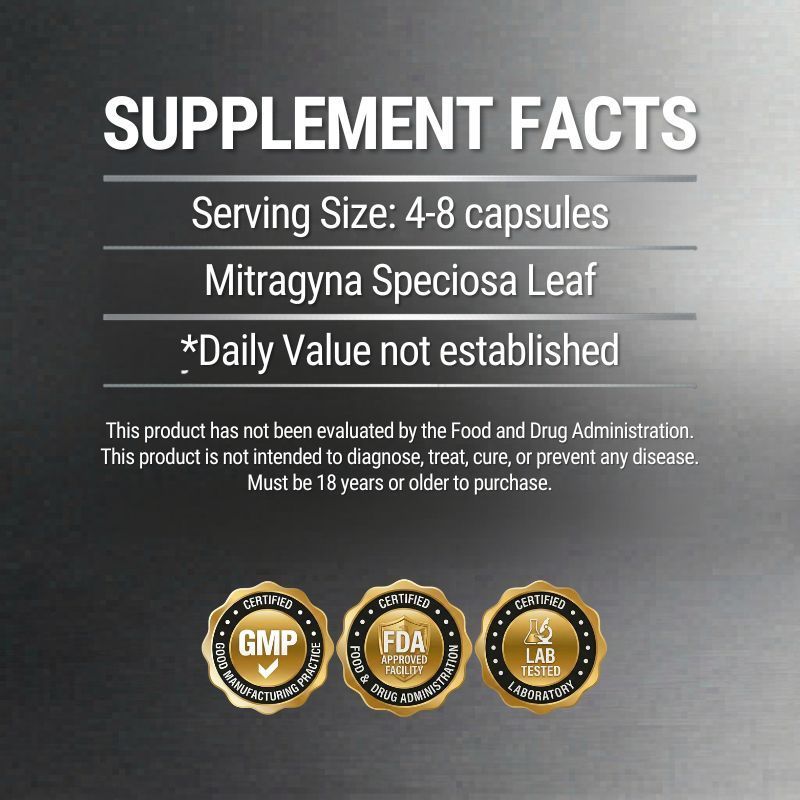 White Maeng Da Kratom Capsules