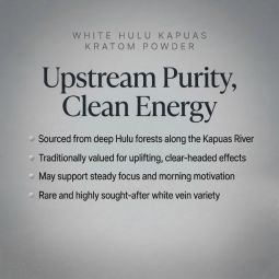 White Hulu Kapuas Kratom Powder