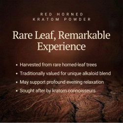 RED HORNED KRATOM POWDER