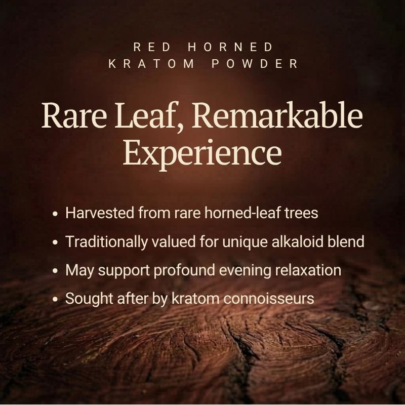 RED HORNED KRATOM POWDER