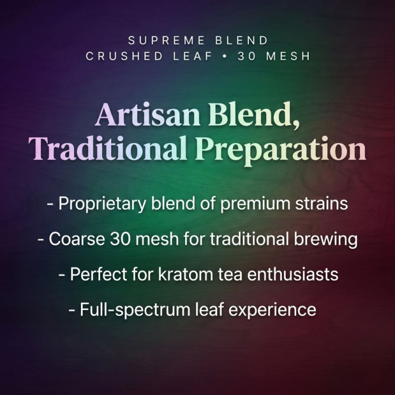 Supreme Blend Crushed Leaf (30 mesh)
