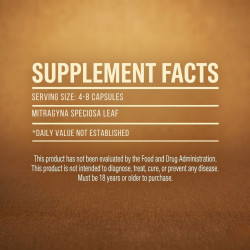 Yellow Borneo Kratom Veggie Capsules