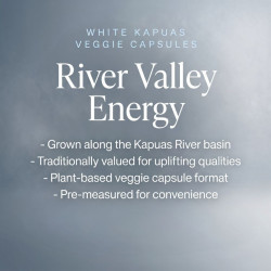 White Kapuas Kratom Veggie Capsules
