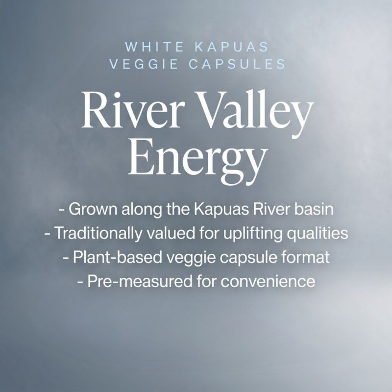 White Kapuas Kratom Veggie Capsules