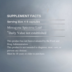 White Borneo Kratom Veggie Capsules