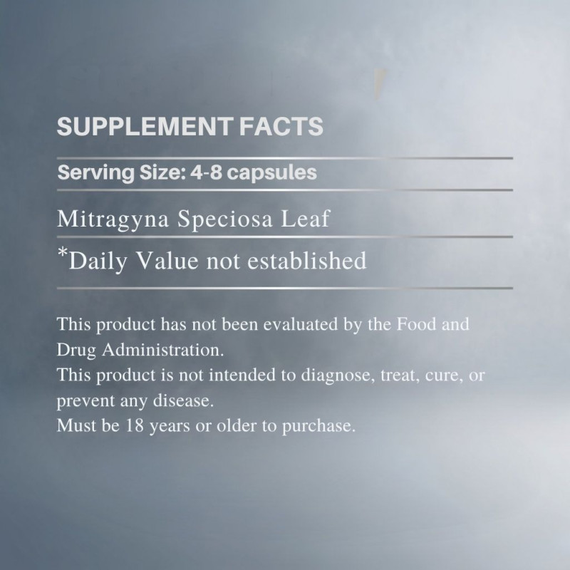 White Borneo Kratom Veggie Capsules