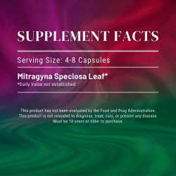 Trainwreck Kratom Veggie Capsules