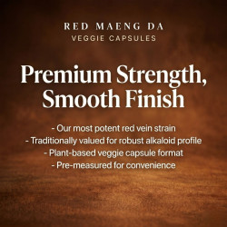 Red Maeng Da Kratom Veggie Capsules
