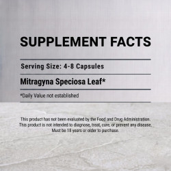 White Kapuas Kratom Gelatin Capsules