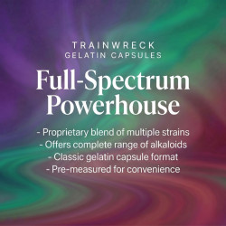 Trainwreck Kratom Gelatin Capsules