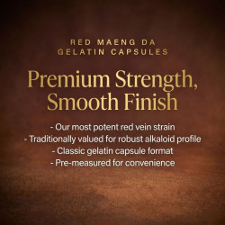 Red Maeng Da Kratom Gelatin Capsules