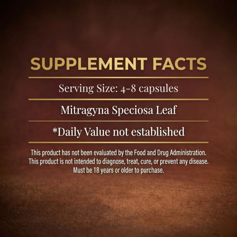 Red Maeng Da Kratom Gelatin Capsules