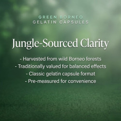 Green Borneo Kratom Gelatin Capsules