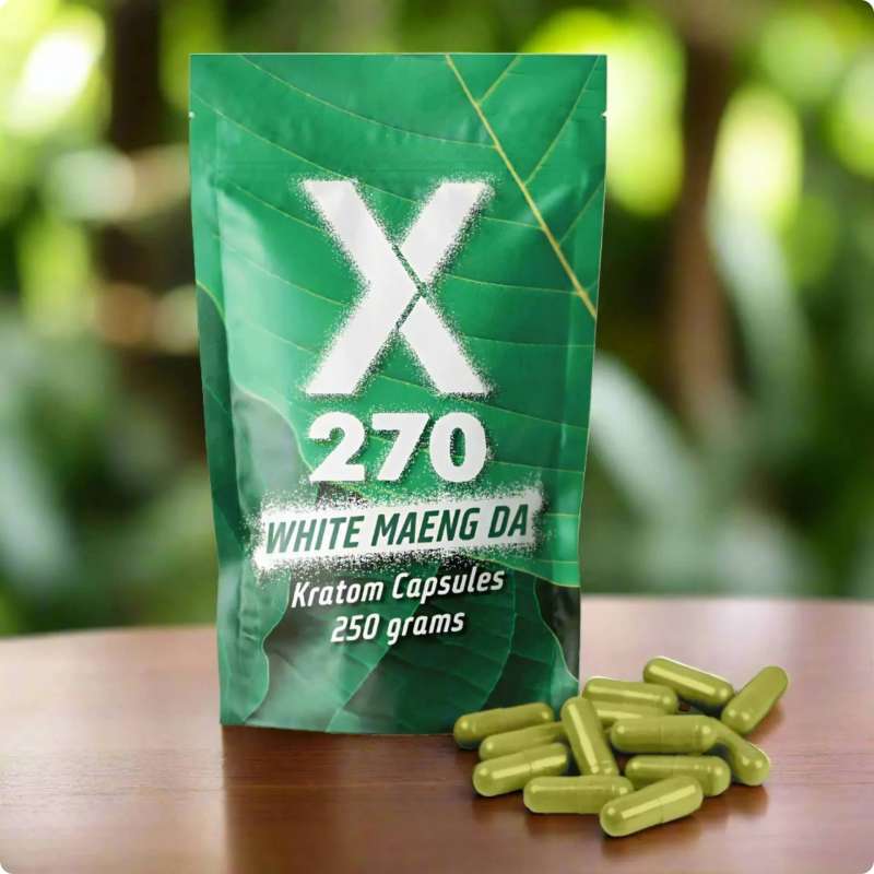 White Maeng Da Kratom Capsules