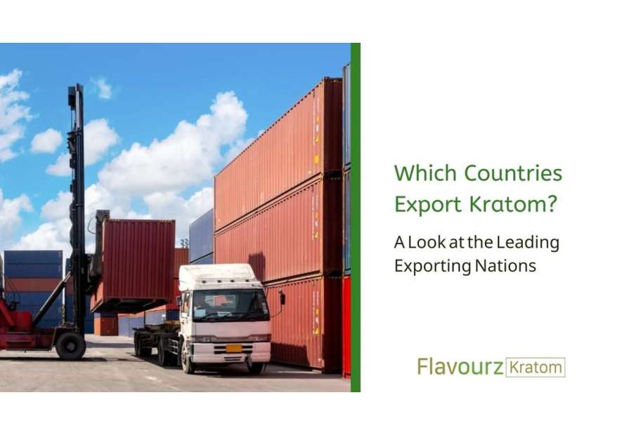 Which Countries Export Kratom? Where Does Kratom Come From?