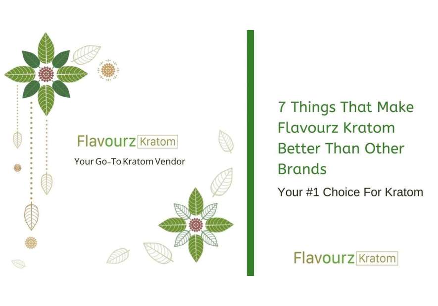 Best Kratom Vendor: 7 Things That Make Flavourz Kratom Best