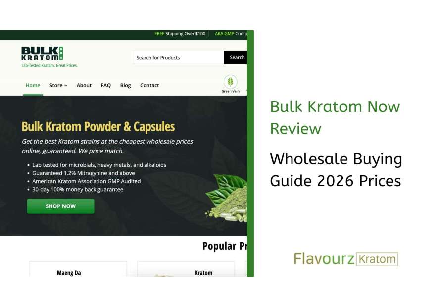 Bulk Kratom Now Review: Wholesale Buying Guide 2026 Prices