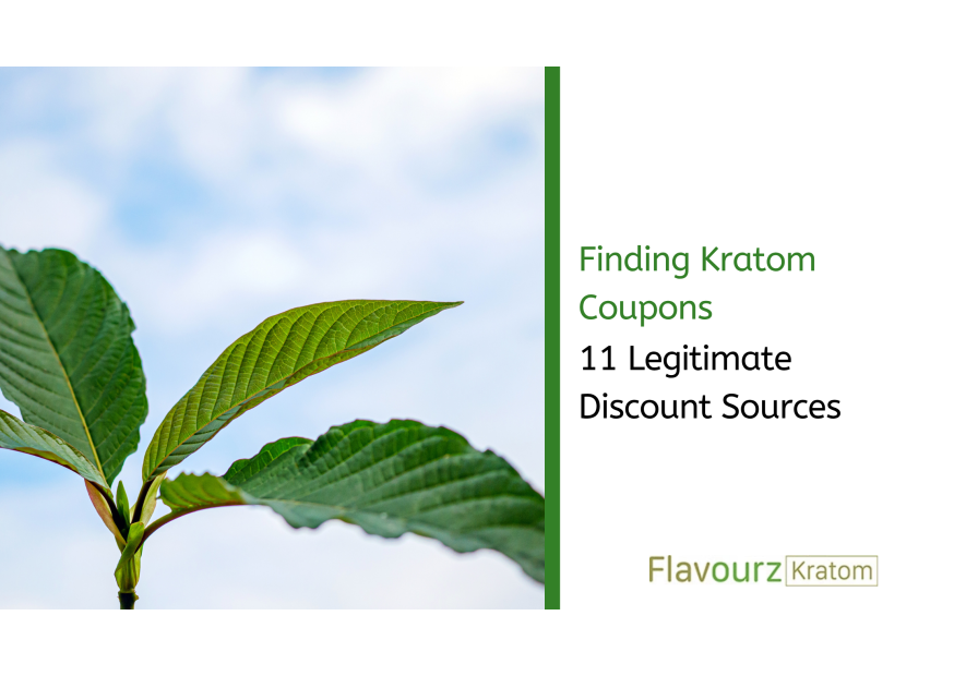 Finding Kratom Coupons: 11 Legitimate Discount Sources