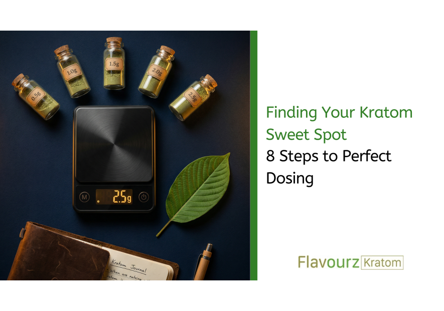 Finding Your Kratom Sweet Spot: 8 Steps to Perfect Dosing