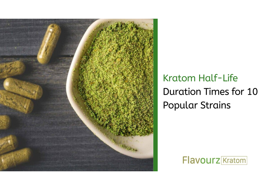 Kratom Half-Life: Duration Times for 10 Popular Strains