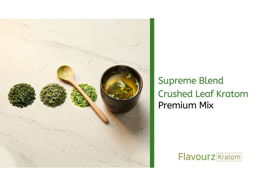 Supreme Blend Crushed Leaf Kratom: Premium Mix