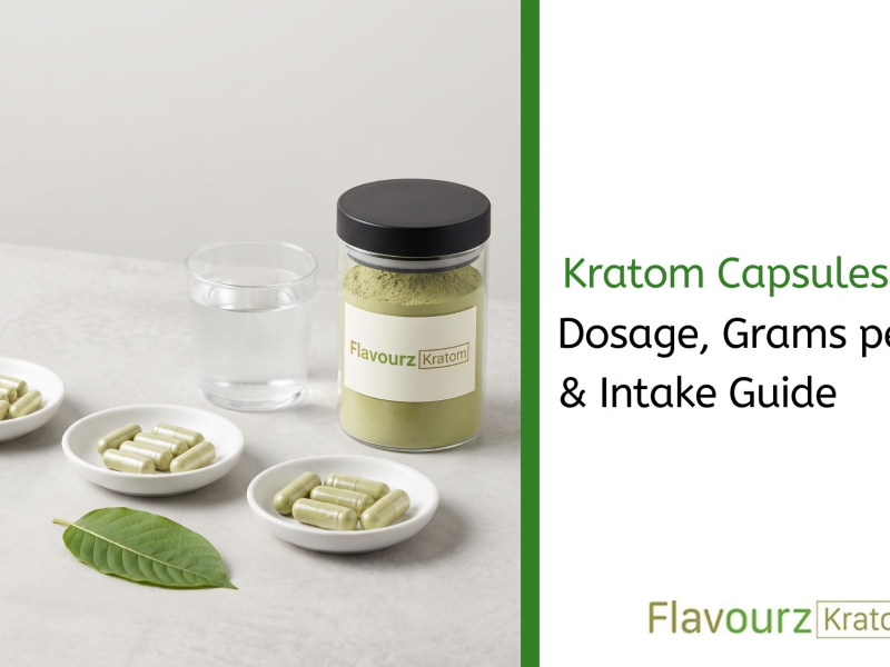 Kratom Capsules: Dosage, Grams per Pill & Intake Guide
