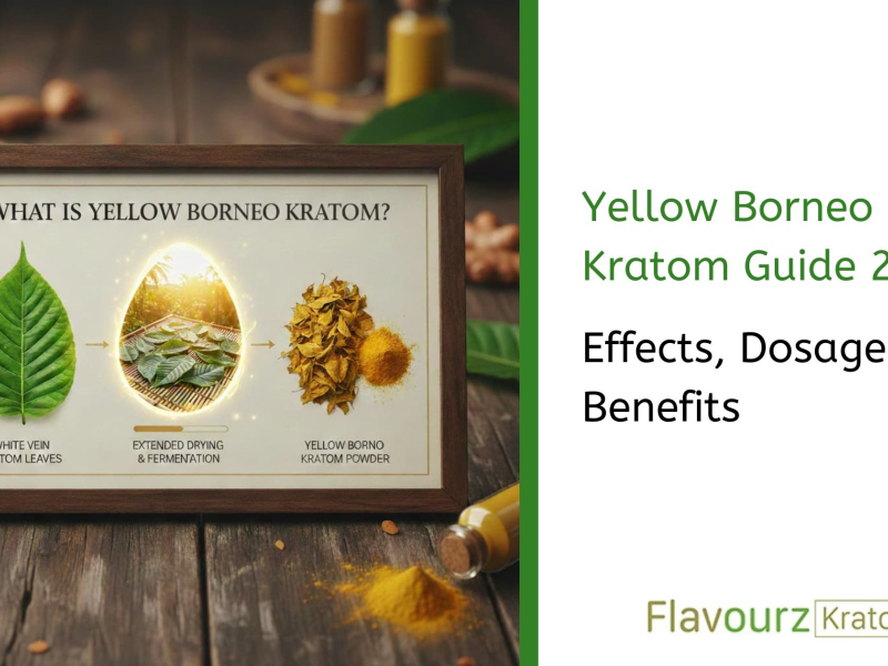 Yellow Borneo Kratom Guide 2026: Effects, Dosage & Benefits
