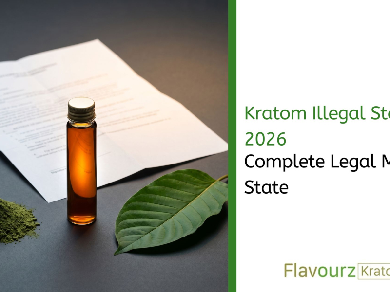 Kratom Illegal States 2026: Complete Legal Map by State