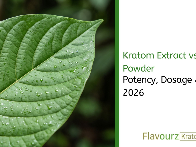 Kratom Extract vs Powder: Potency, Dosage & Cost 2026
