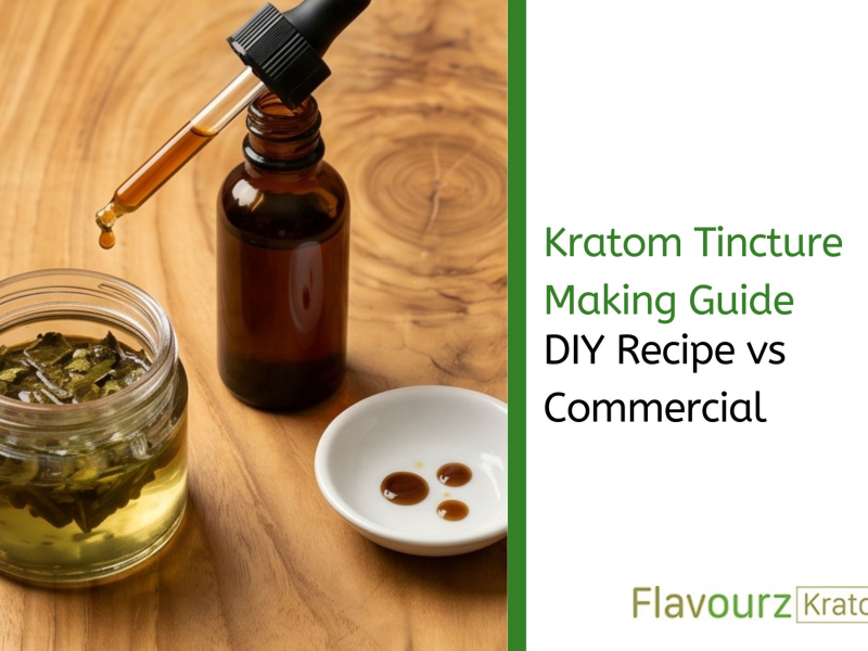 Kratom Tincture Making Guide: DIY Recipe vs Commercial