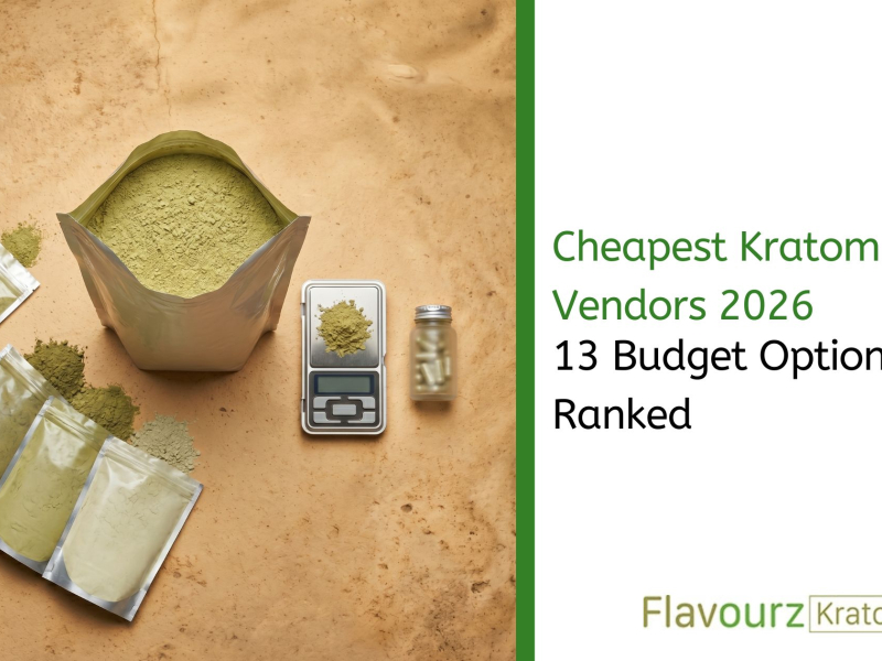 Cheapest Kratom Vendors 2026: 13 Budget Options Ranked
