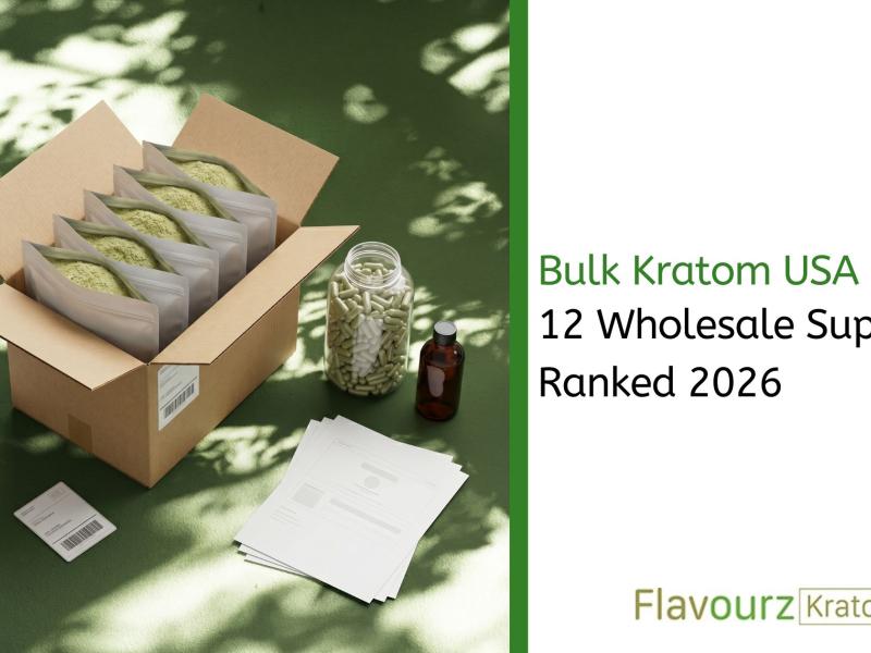 Bulk Kratom USA: 12 Wholesale Suppliers Ranked 2026